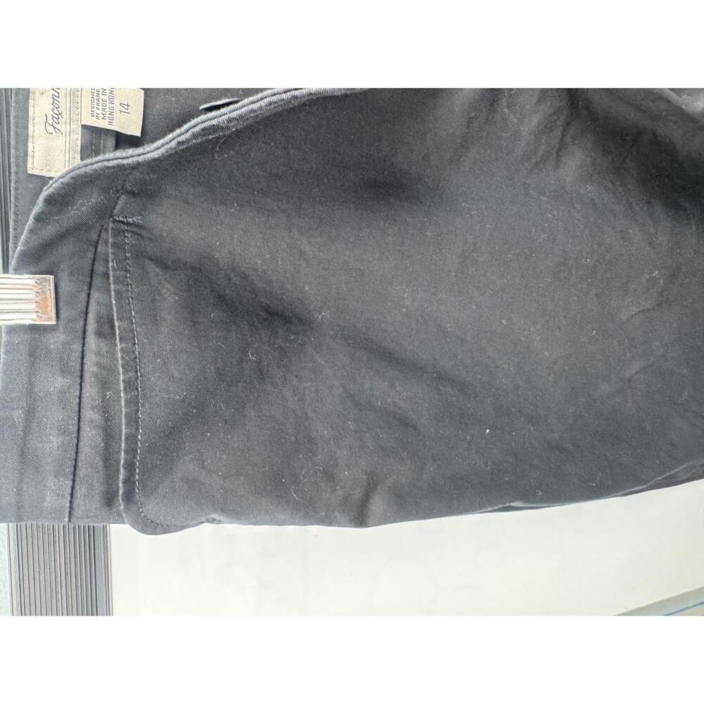 Women's‎ Faconnable Black Straight Leg Pants Size 14 - Picture 9 of 9